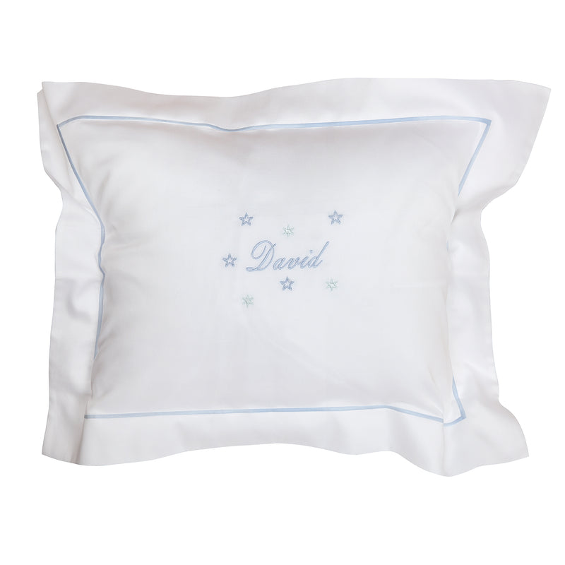 Personalized cotton sateen pillowcase