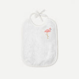 Set Bavoir et Sortie de Bain - Flamant Rose